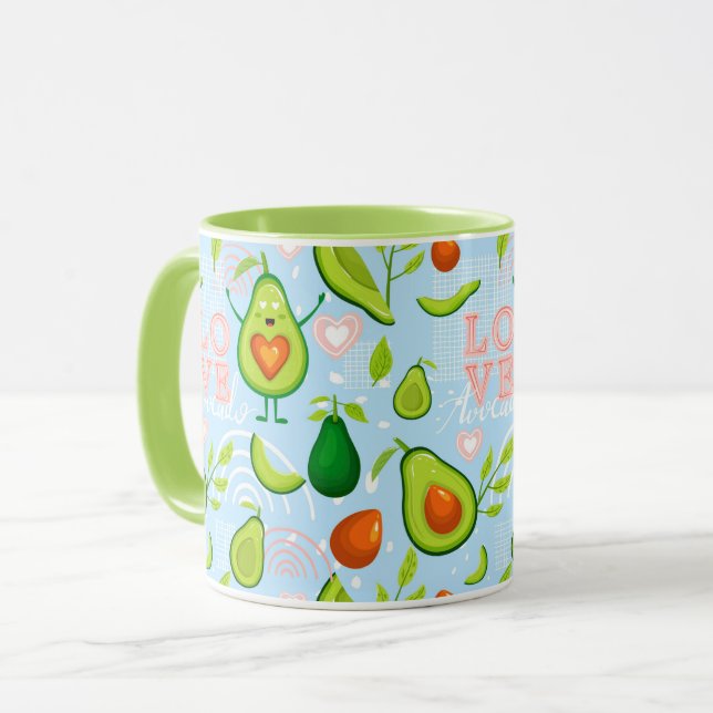 Avocado Mug Tasse (Vorderseite Links)