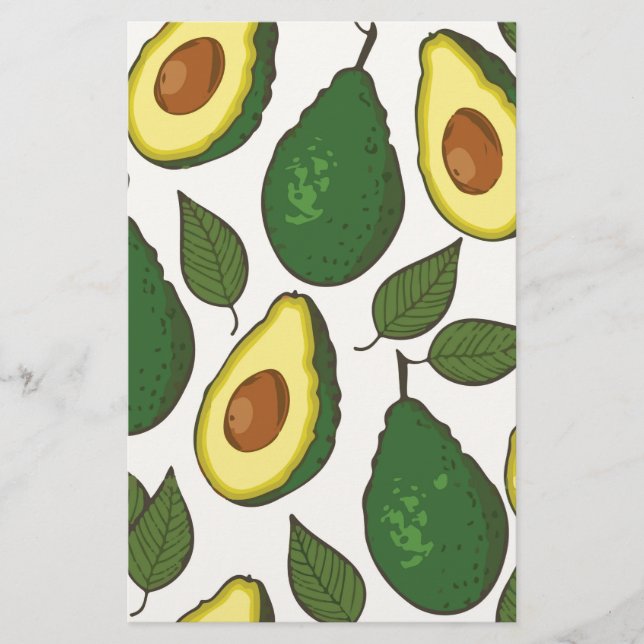 Avocado-Muster (Vorderseite)