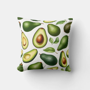 Avocado-Muster Kissen