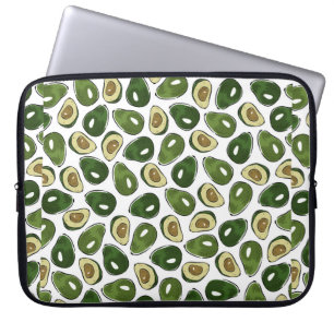Avocado-Muster Laptopschutzhülle