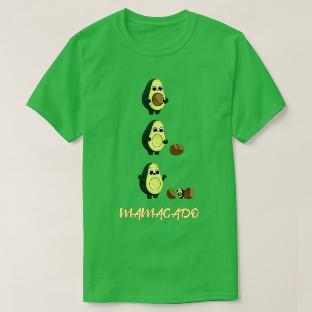 Avocado-Mutter T-Shirt (Design vorne)