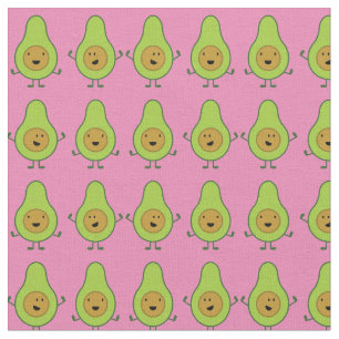 Avocado Niedlich Kids Cartoon Stoff