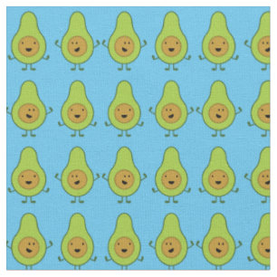 Avocado Niedlich Kids Cartoon Stoff