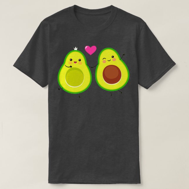 Avocado niedlich T-Shirt (Design vorne)