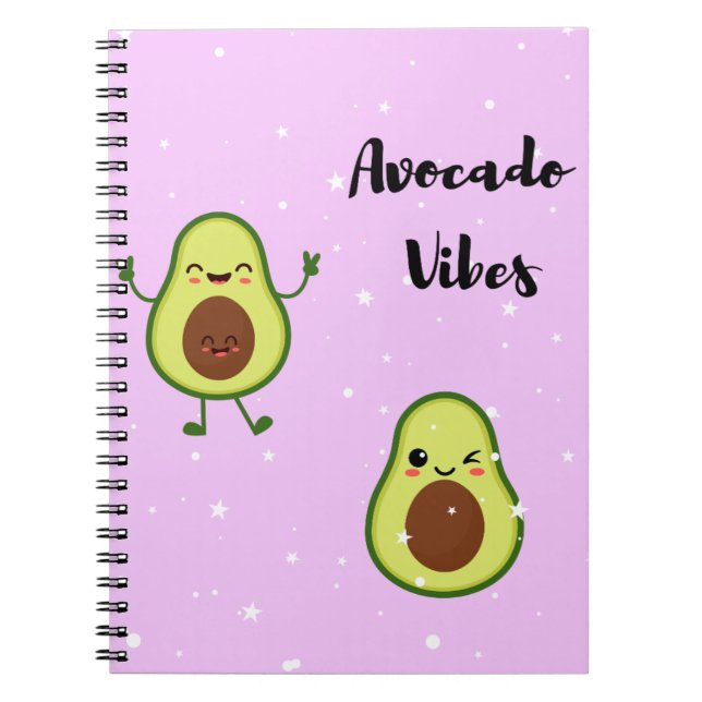 Avocado-Notebook Notizblock (Vorderseite)