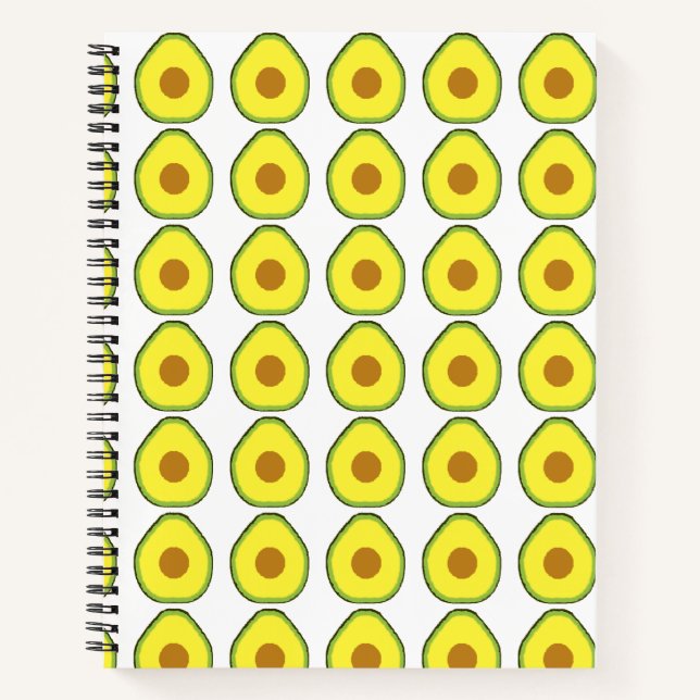 Avocado Notizbuch (Vorderseite)