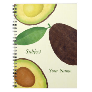 Avocado-Notizbuch Notizblock