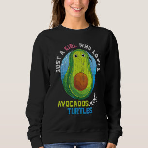 Avocado Ocean Animal Girls Frauen Haustiere Niedli Sweatshirt
