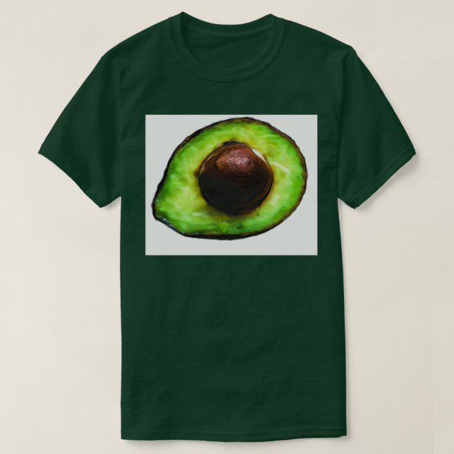 Avocado Ölgemälde 1 T-Shirt (Design vorne)