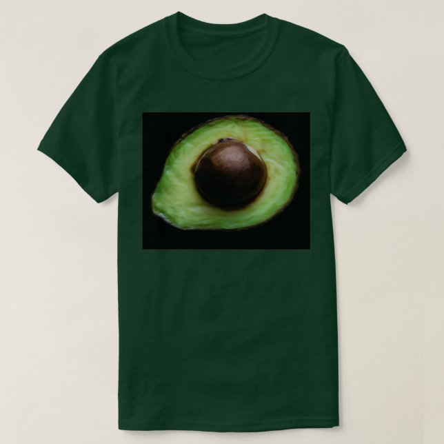 Avocado Ölgemälde T-Shirt (Design vorne)