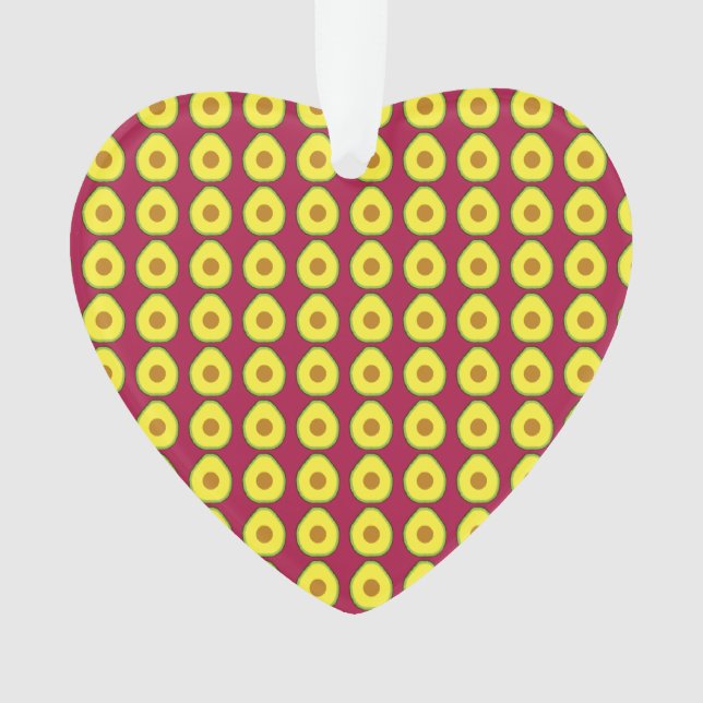Avocado Ornament (Vorderseite)
