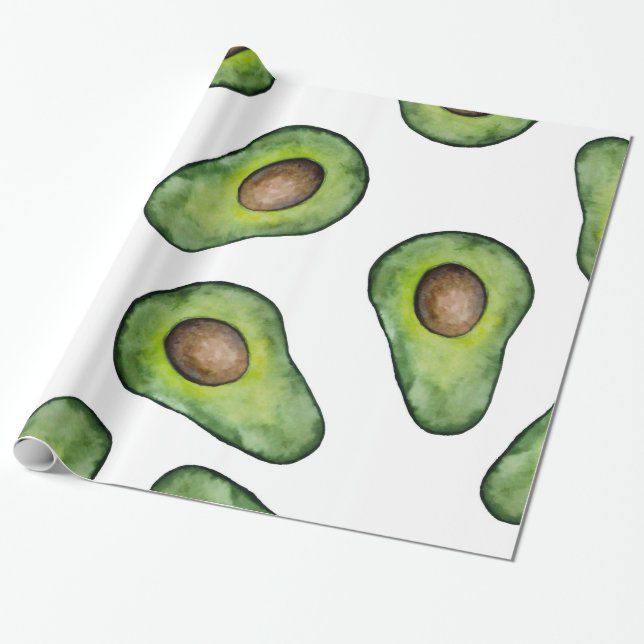 Avocado-Packpapier Geschenkpapier (Ungerollt)