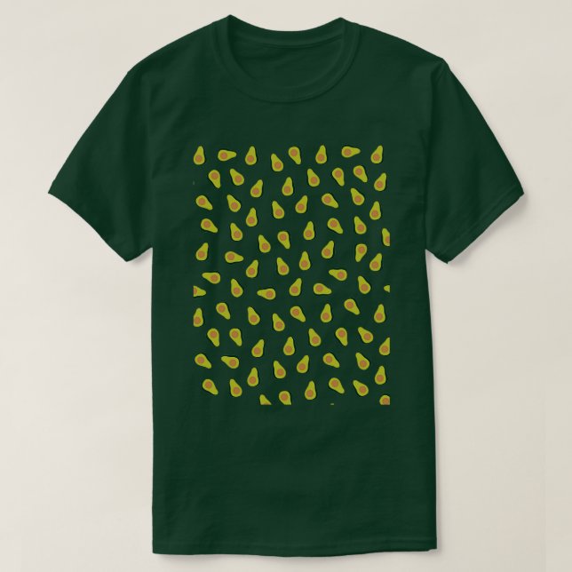Avocado Pattern 34 T-Shirt (Design vorne)