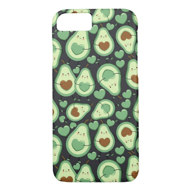 Avocado Pattern Case-Mate iPhone Hülle (Rückseite)