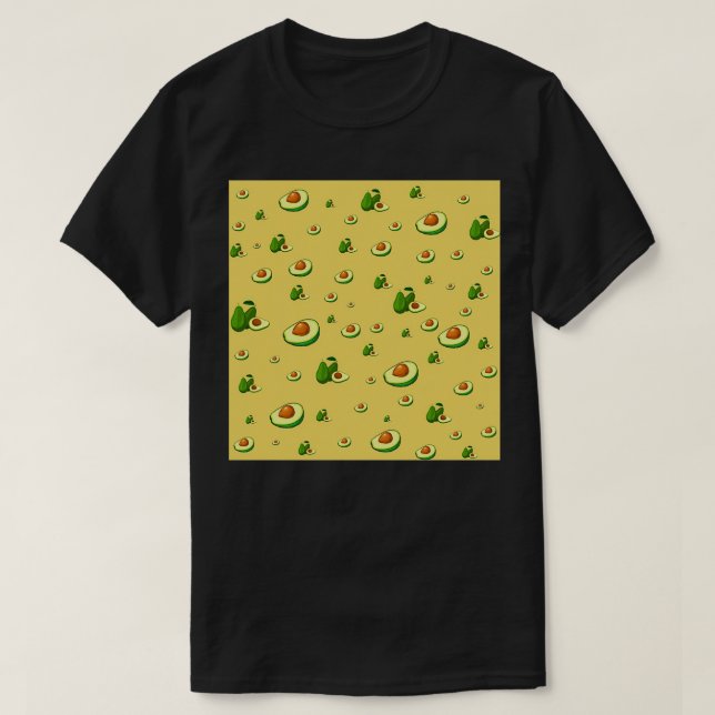 Avocado Pattern Design Classic TShirt (Design vorne)