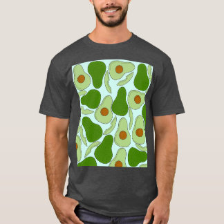 Avocado Pattern in Grün T-Shirt