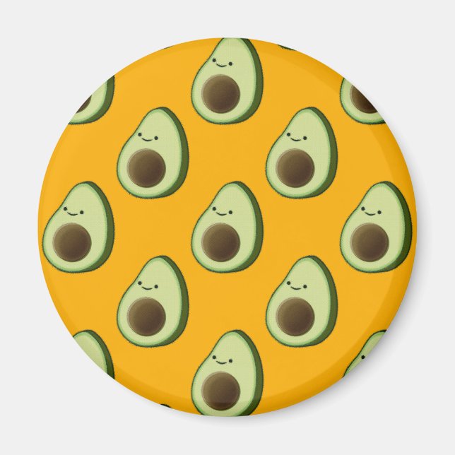Avocado Pattern Magnet (Vorne)