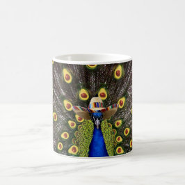 Avocado Peacock 11oz Kaffeetasse