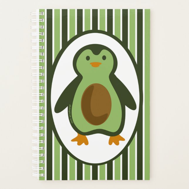 Avocado Pinguin Planer (Vorderseite)