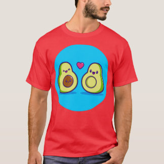 Avocado plush avocado Paar T-Shirt