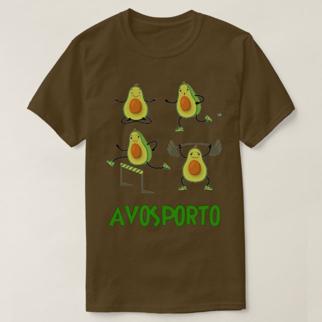 Avocado plush avosporto T-Shirt (Design vorne)