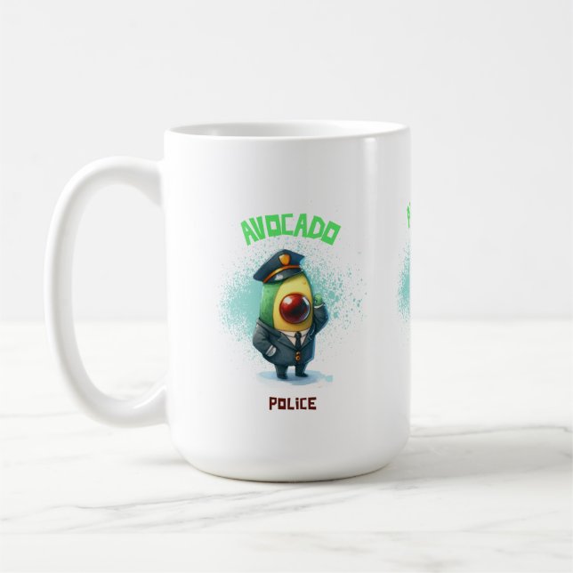Avocado Police Kaffeetasse (Links)