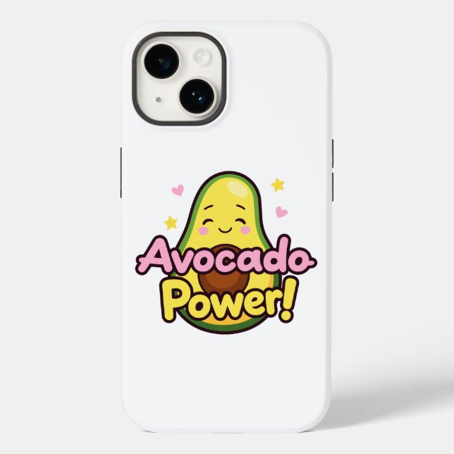 Avocado Power Case-Mate iPhone Hülle (Rückseite)