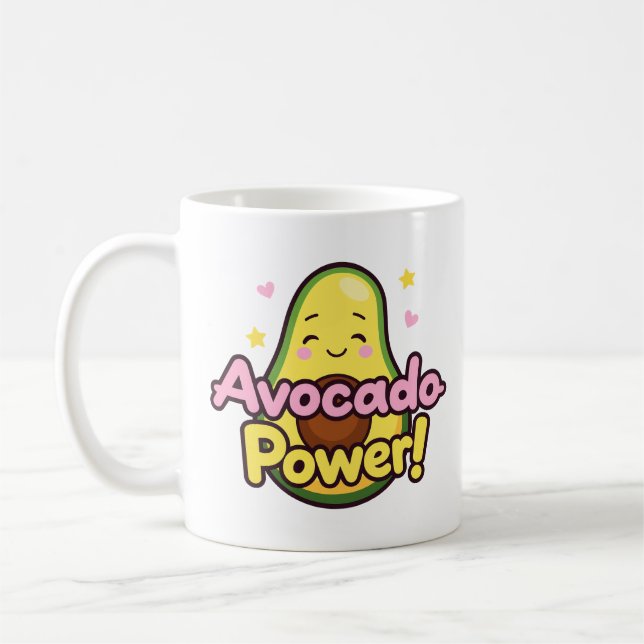 "Avocado Power" Kaffeetasse (Links)