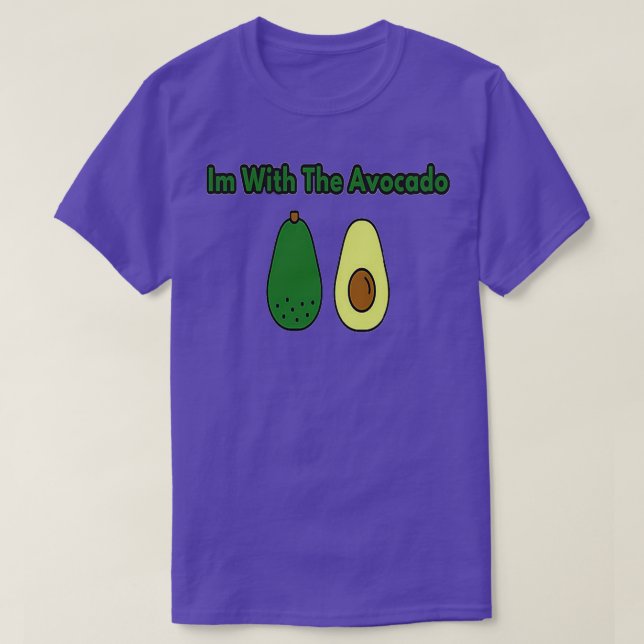 Avocado Pregnancy lustige Meme T-Shirt (Design vorne)