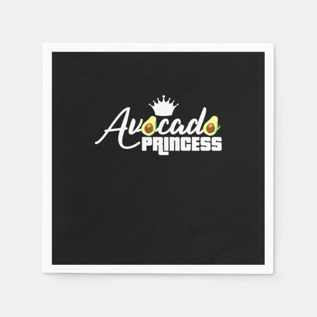 Avocado Princess Serviette (Vorderseite)