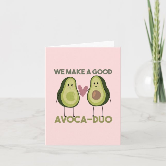 Avocado Pun: Wir machen ein gutes Avoca-duo (Vorderseite)