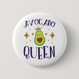 Avocado Queen Button