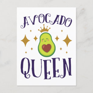 Avocado Queen Postkarte