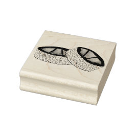 Avocado Roll Japanese Food Rice Sushi Restaurant Gummistempel