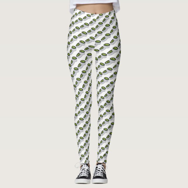 Avocado Roll Japanisches Restaurant Sushi Food Fei Leggings (Vorderseite)