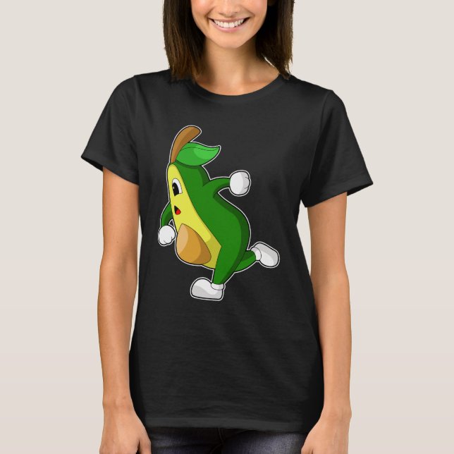 Avocado Runner-Sportler T-Shirt (Vorderseite)