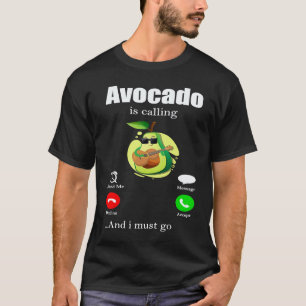 Avocado-Salat Lifestyle Fitness Vegan T-Shirt