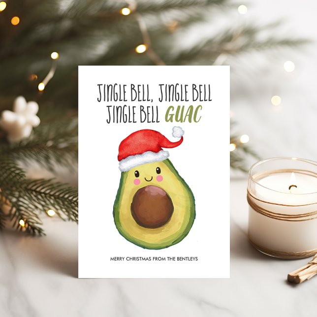 Avocado Santa Jingle Bell Guac Weihnachten (Von Creator hochgeladen)