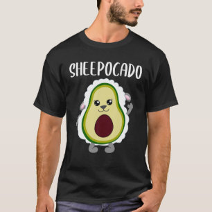 Avocado Schaf Funny Food Gemüse Vegane Vegetaria T-Shirt