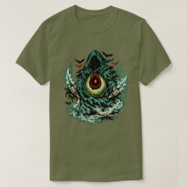 Avocado Schatten Phantom Halloween — Dark Art Retr T-Shirt