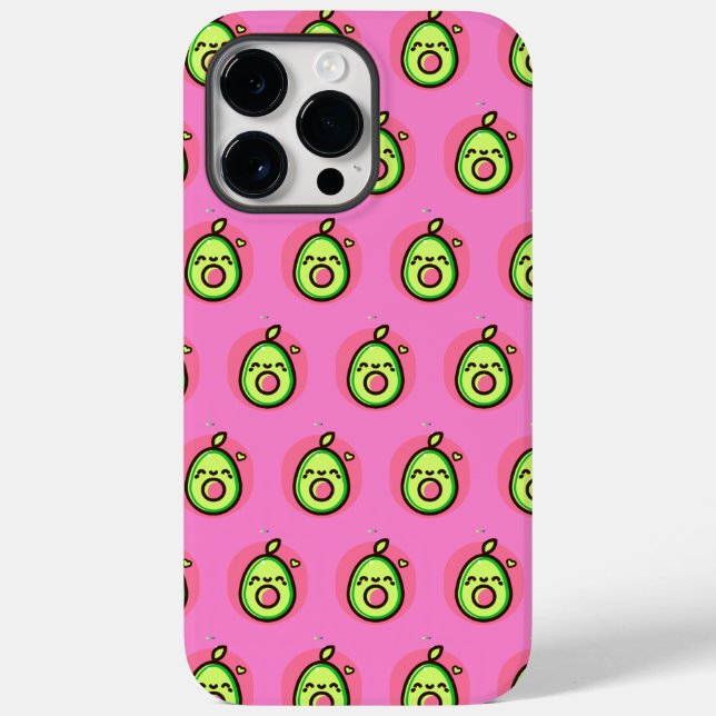 Avocado Schizado Phone Case (Rückseite)