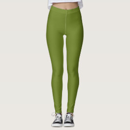 Avocado Schlichte Farbe Leggings