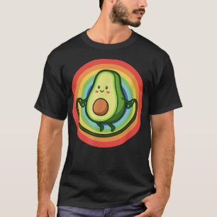 Avocado Seilspringen Fitness T-Shirt