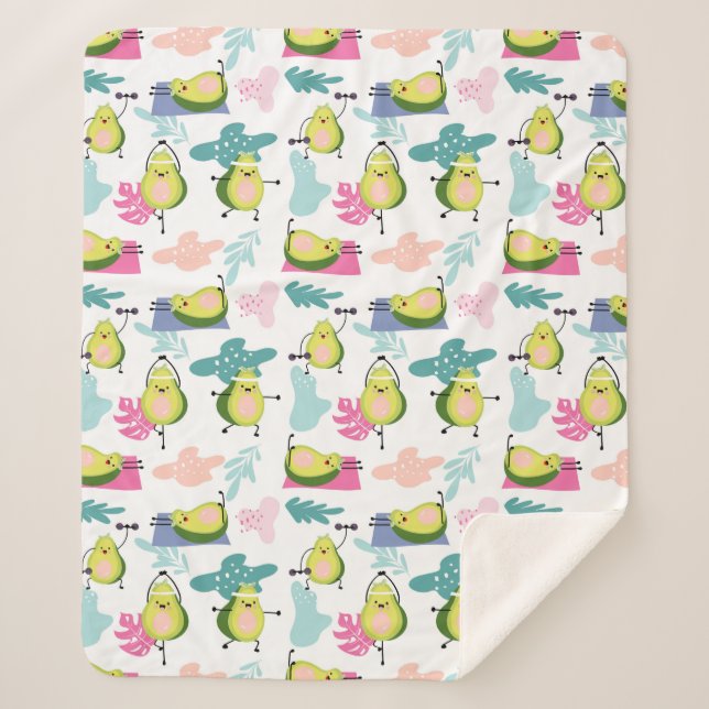 Avocado Sherpa Blanket Sherpadecke (Vorderseite)