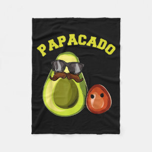 Avocado-Shirt für Männer, Papacado Schwangerschaft Fleecedecke