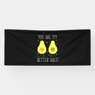 Avocado Sie sind meine bessere Hälfte Banner