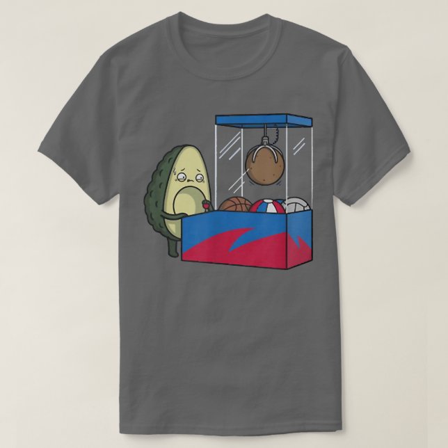 Avocado spielt Kakaokranspielzeug T-Shirt (Design vorne)