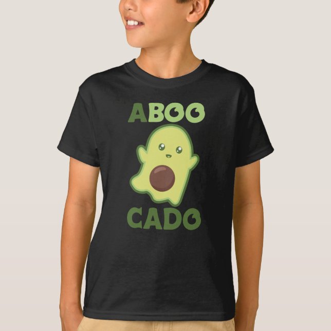 Avocado Spirit für Halloween Funny Avocados T-Shirt (Vorderseite)