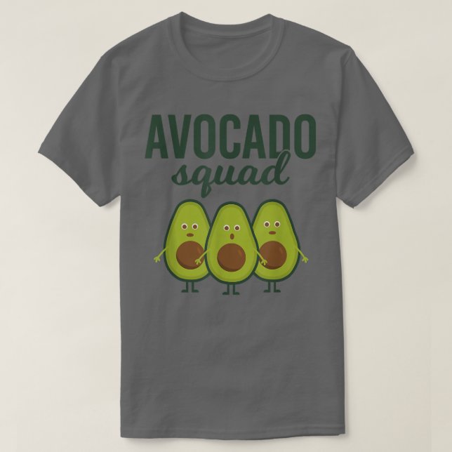 Avocado Squad Funny Team T-Shirt (Design vorne)