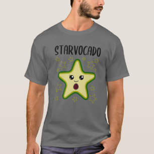 Avocado Star Funny Food Gemüse Vegan vegetarisch T-Shirt